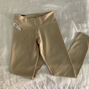 TNA mid-rise leggings in olive beige
